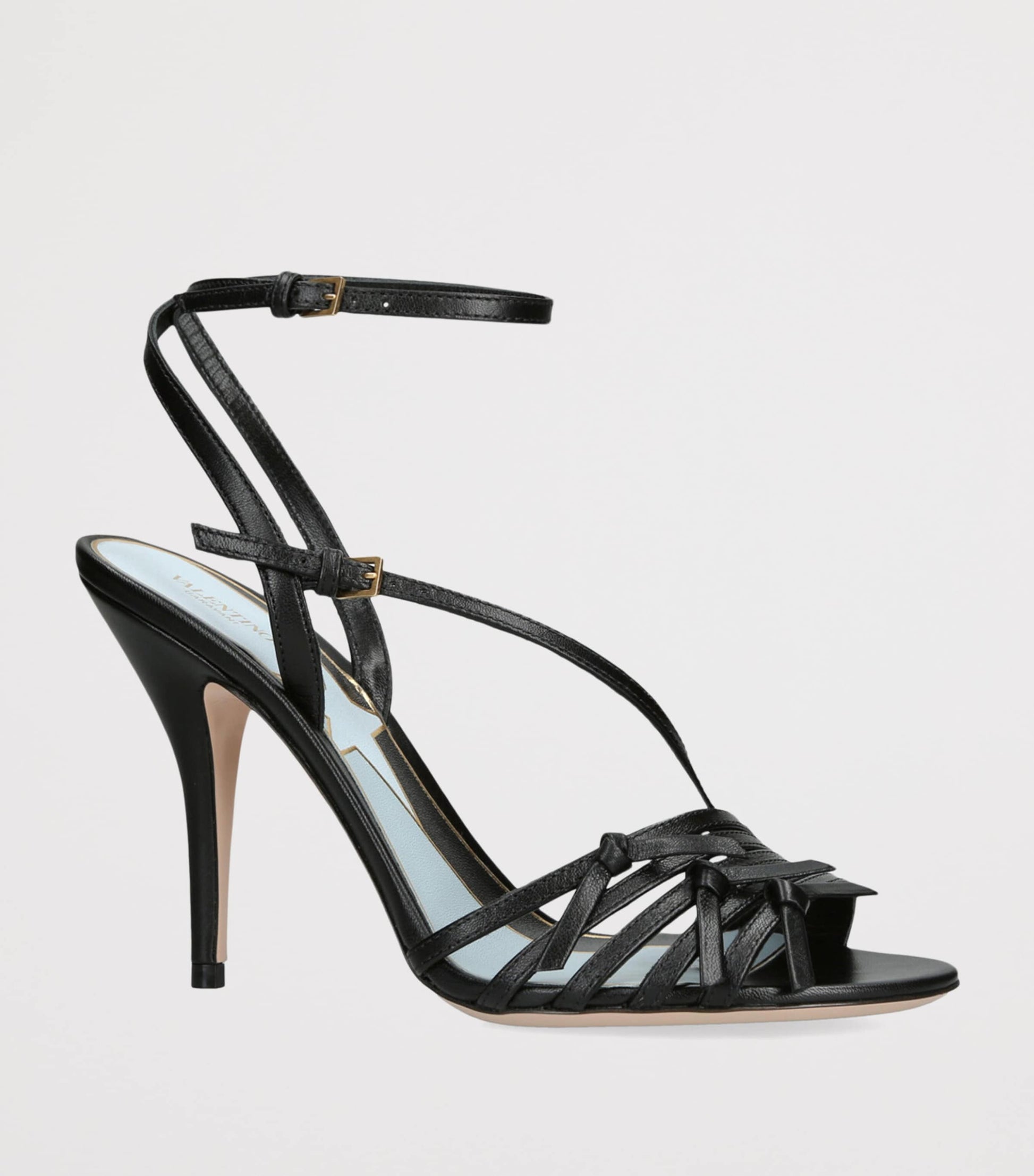 Leather Nodine Heeled Sandals 100