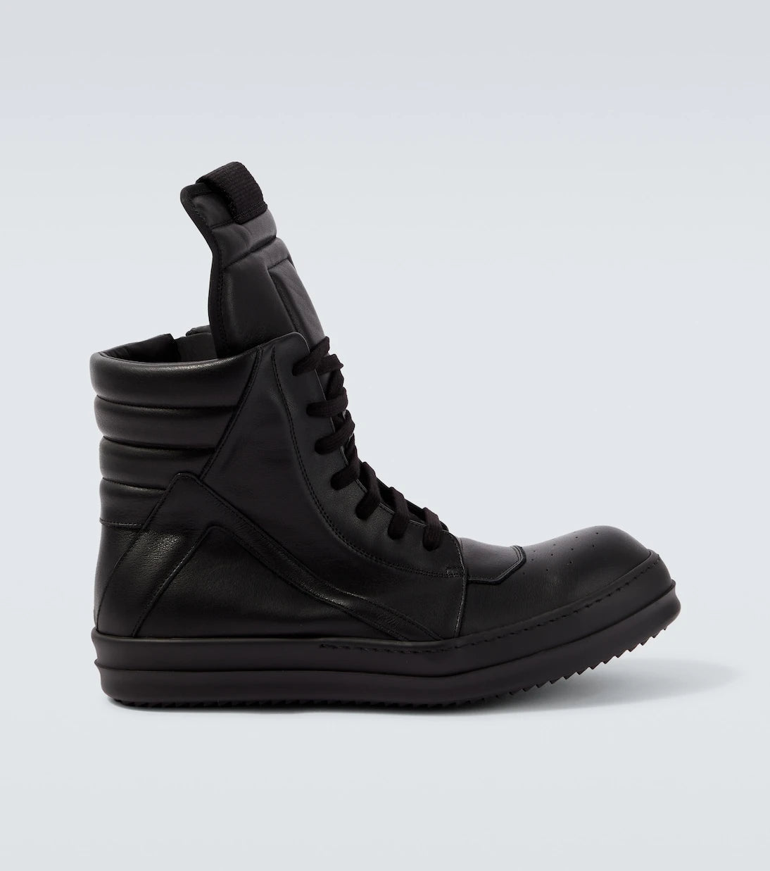 Rick Owens - Geobasket leather high-top sneakers