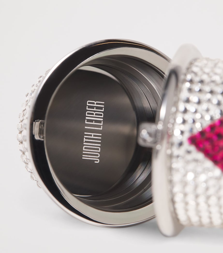 Judith Leiber Multi Crystal-Embellished Equilibrium Pill Box