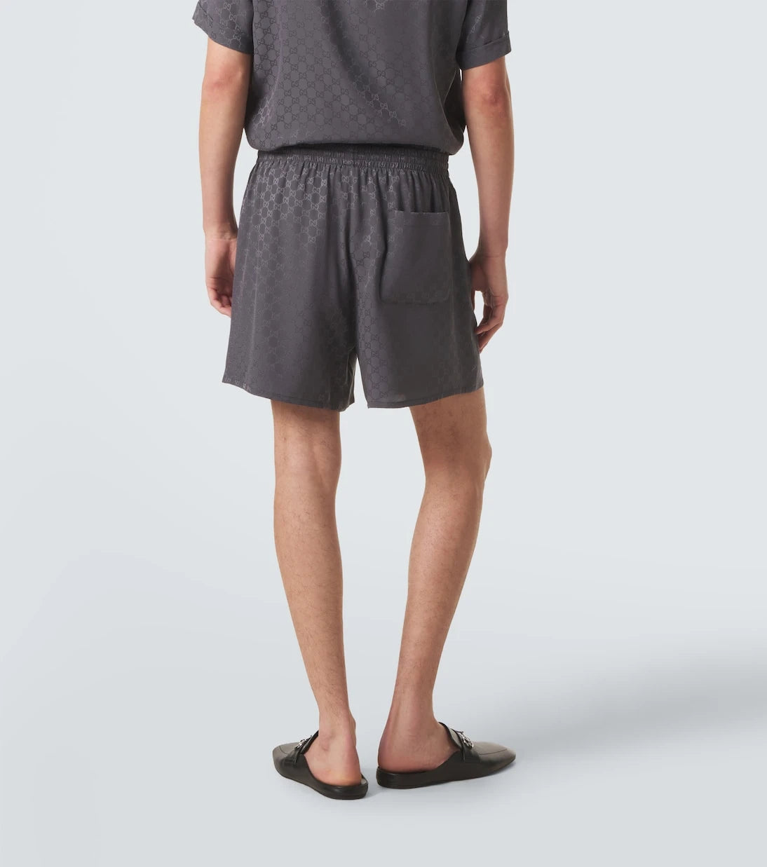 Gucci - GG silk jacquard shorts