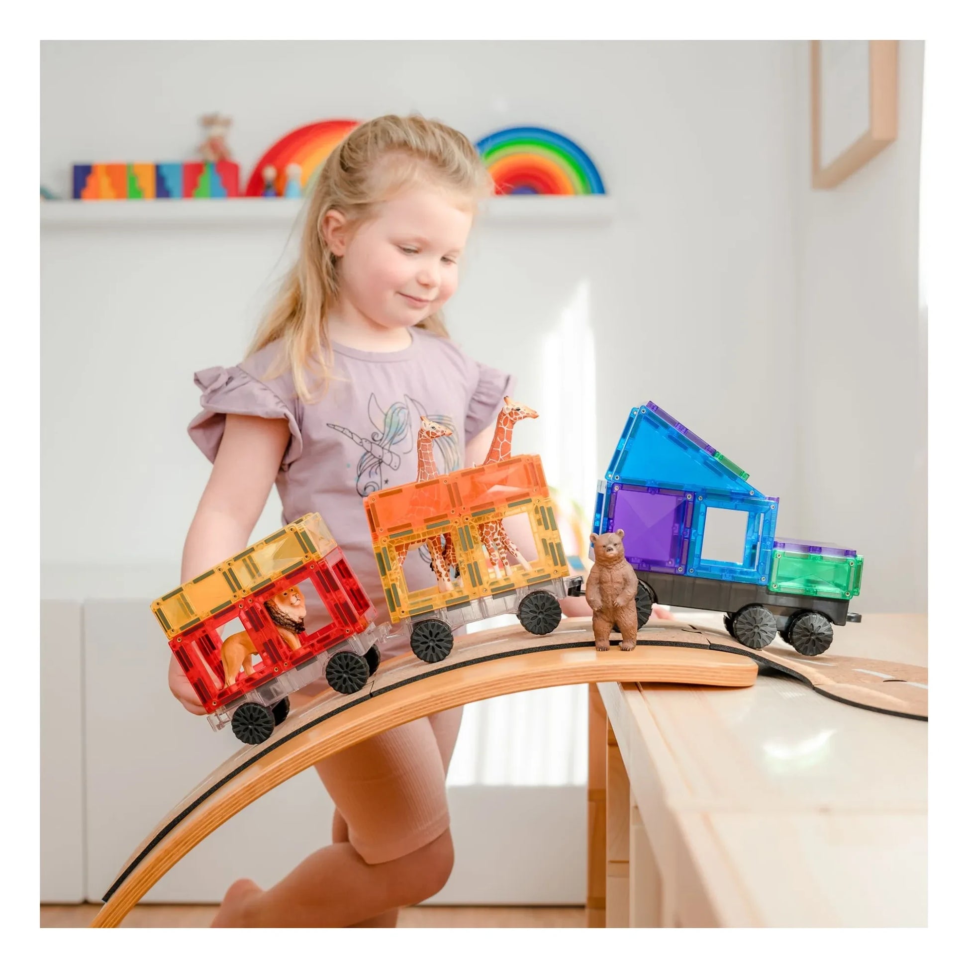 Connetix - Transport pack - 50 pieces | Rainbow
