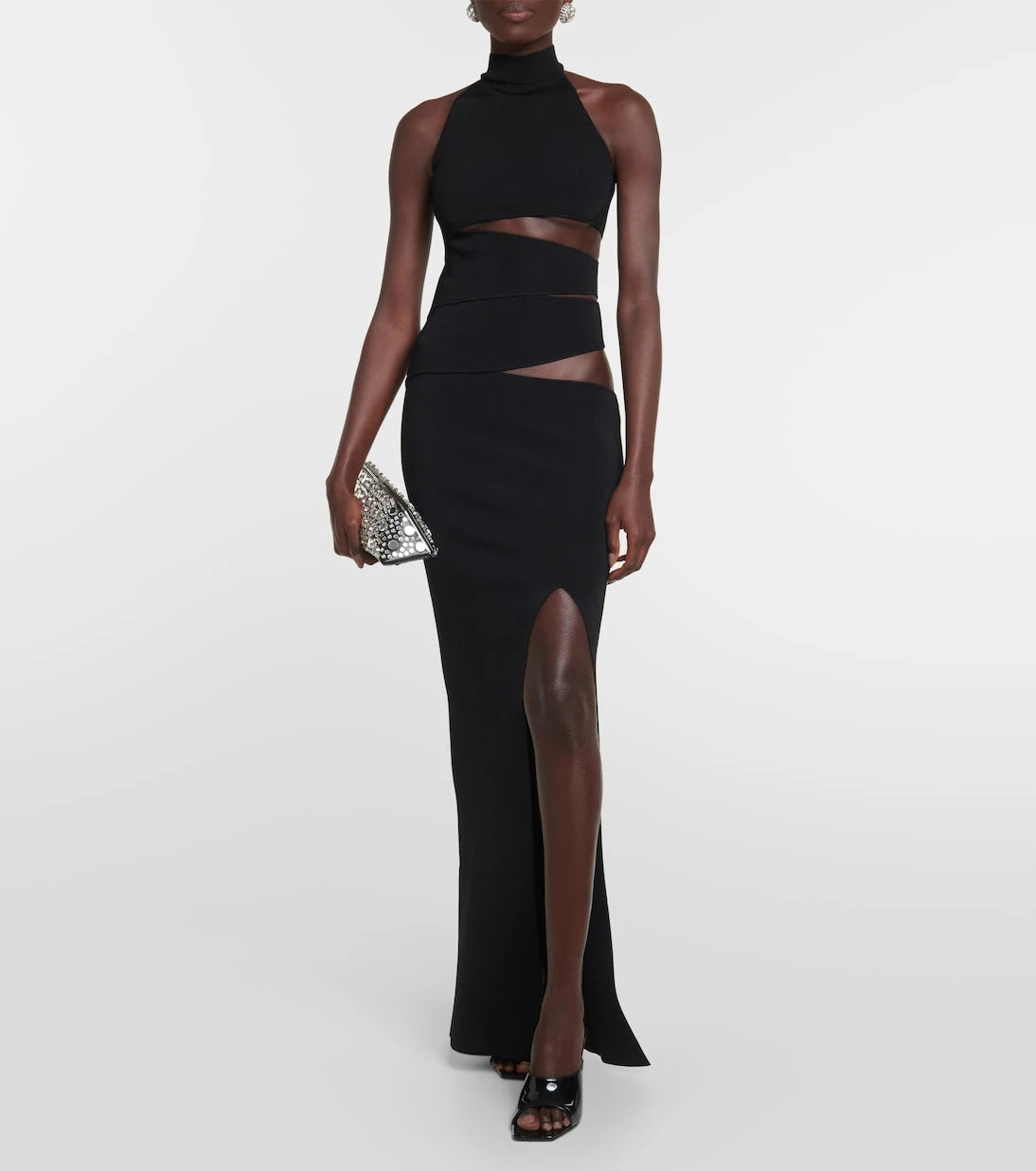 Aya Muse - Dione cutout jersey maxi dress