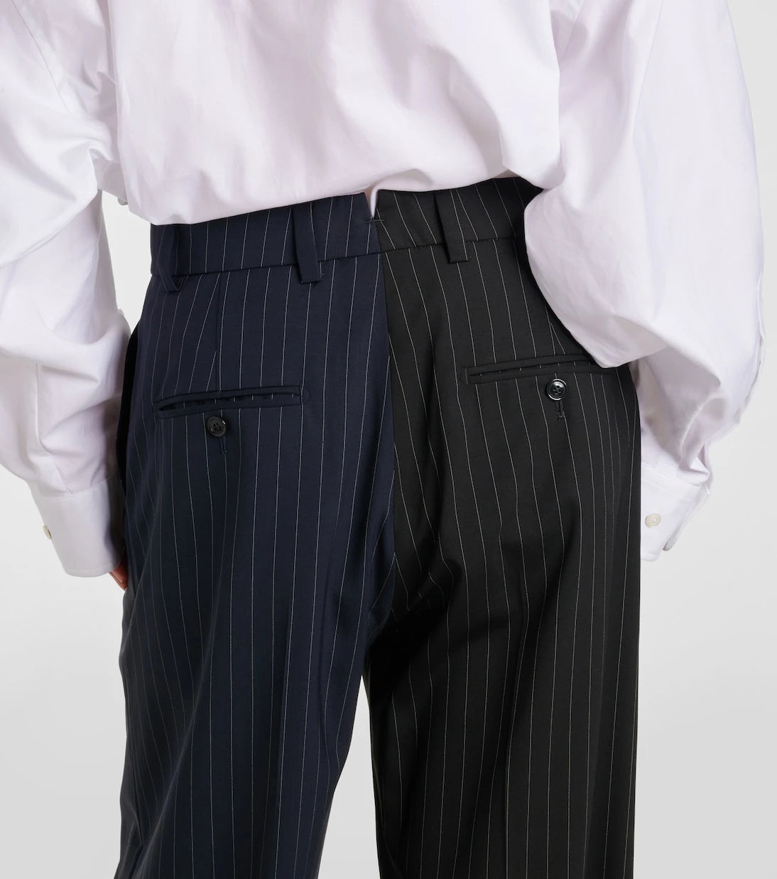 Vetements - Pinstripe wool wide-leg pants