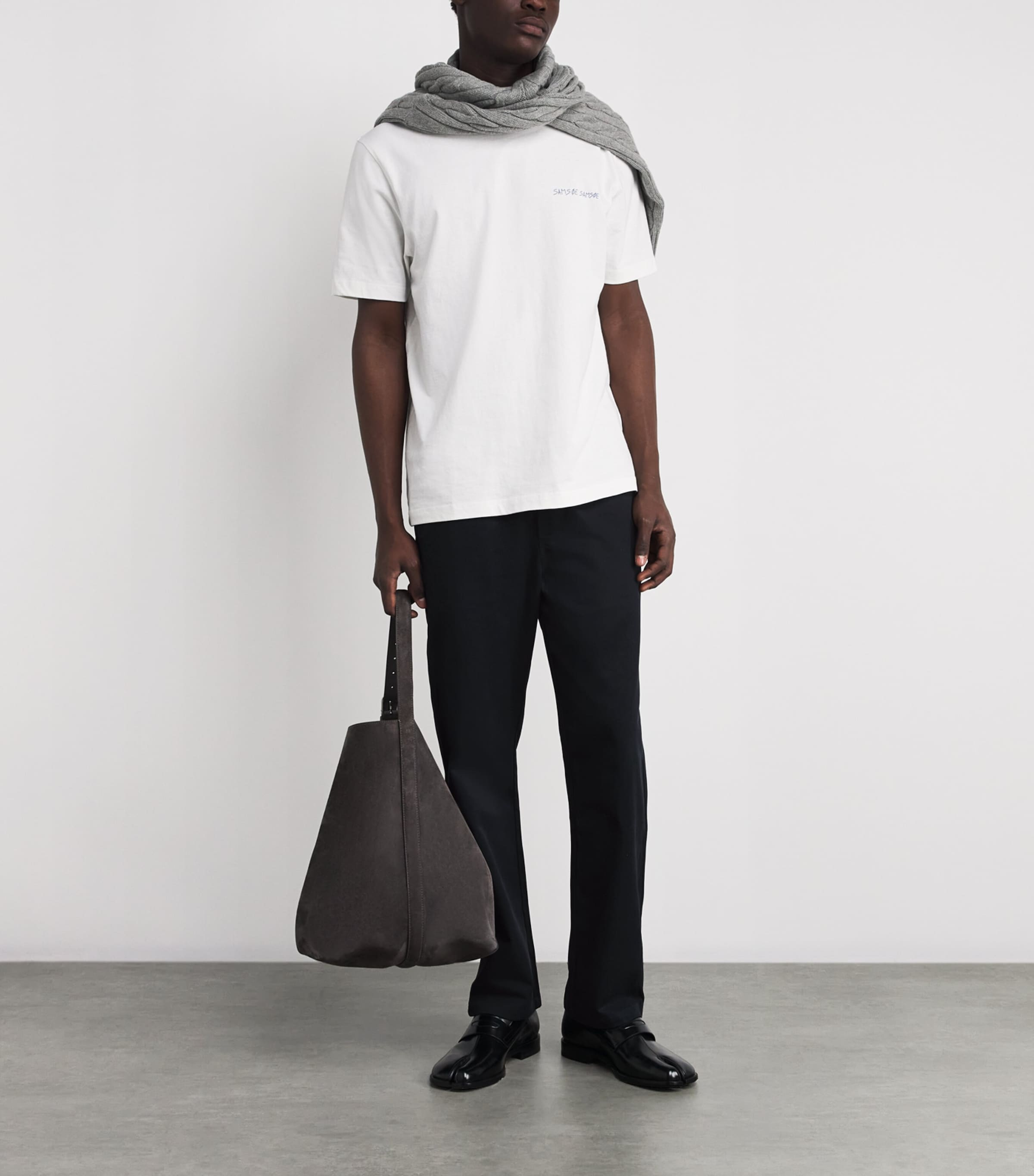 Organic Cotton-Blend Jabari Straight Trousers