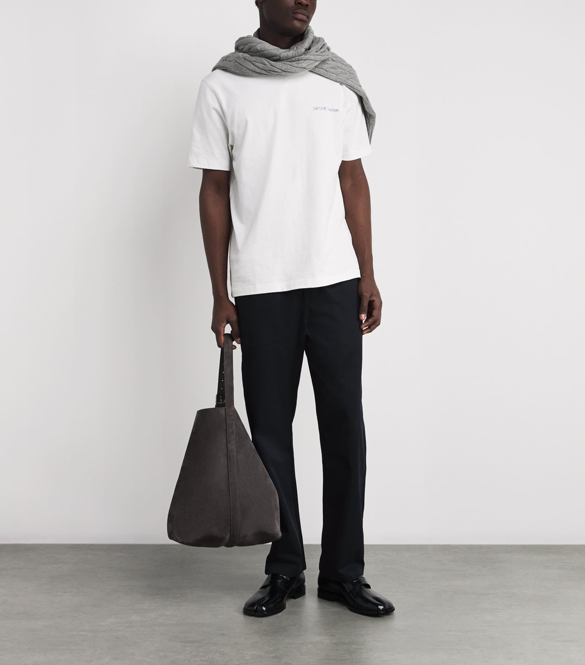 Organic Cotton-Blend Jabari Straight Trousers