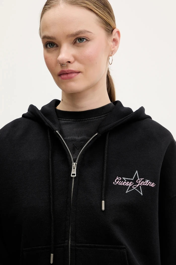 Pamuklu sweatshirt Guess Jeans