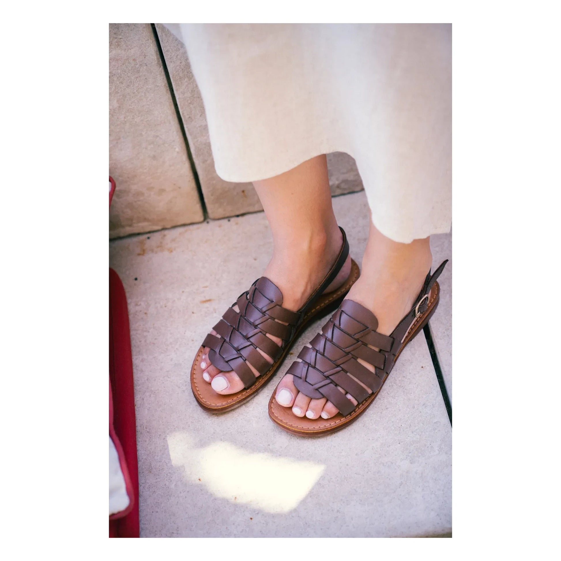 Mapache - Cali sandals | Chocolate