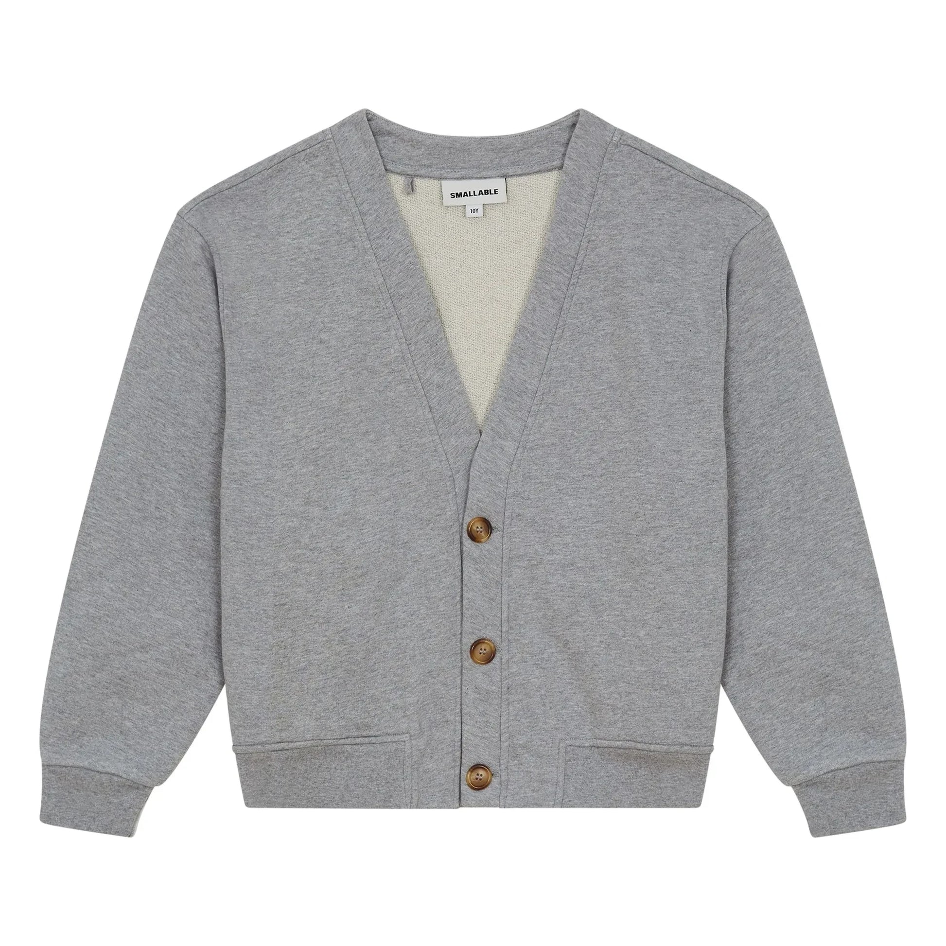 Smallable Kid - Ostmark organic cotton cardigan | Heather grey