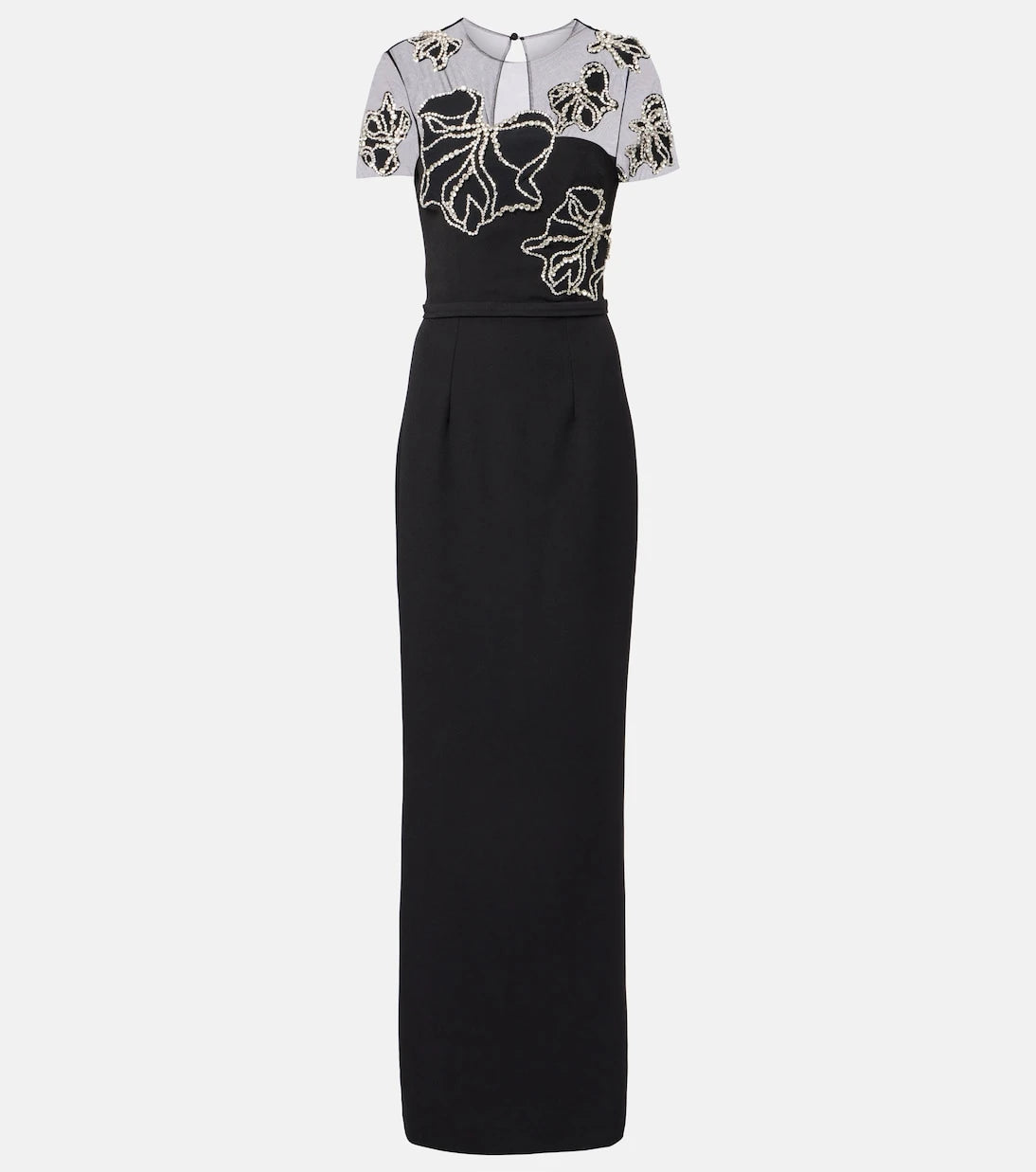 Safiyaa - Embellished crêpe gown