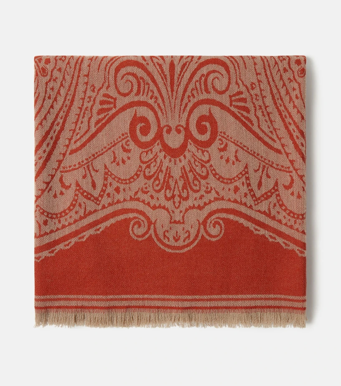 Etro - Paisley wool jacquard throw