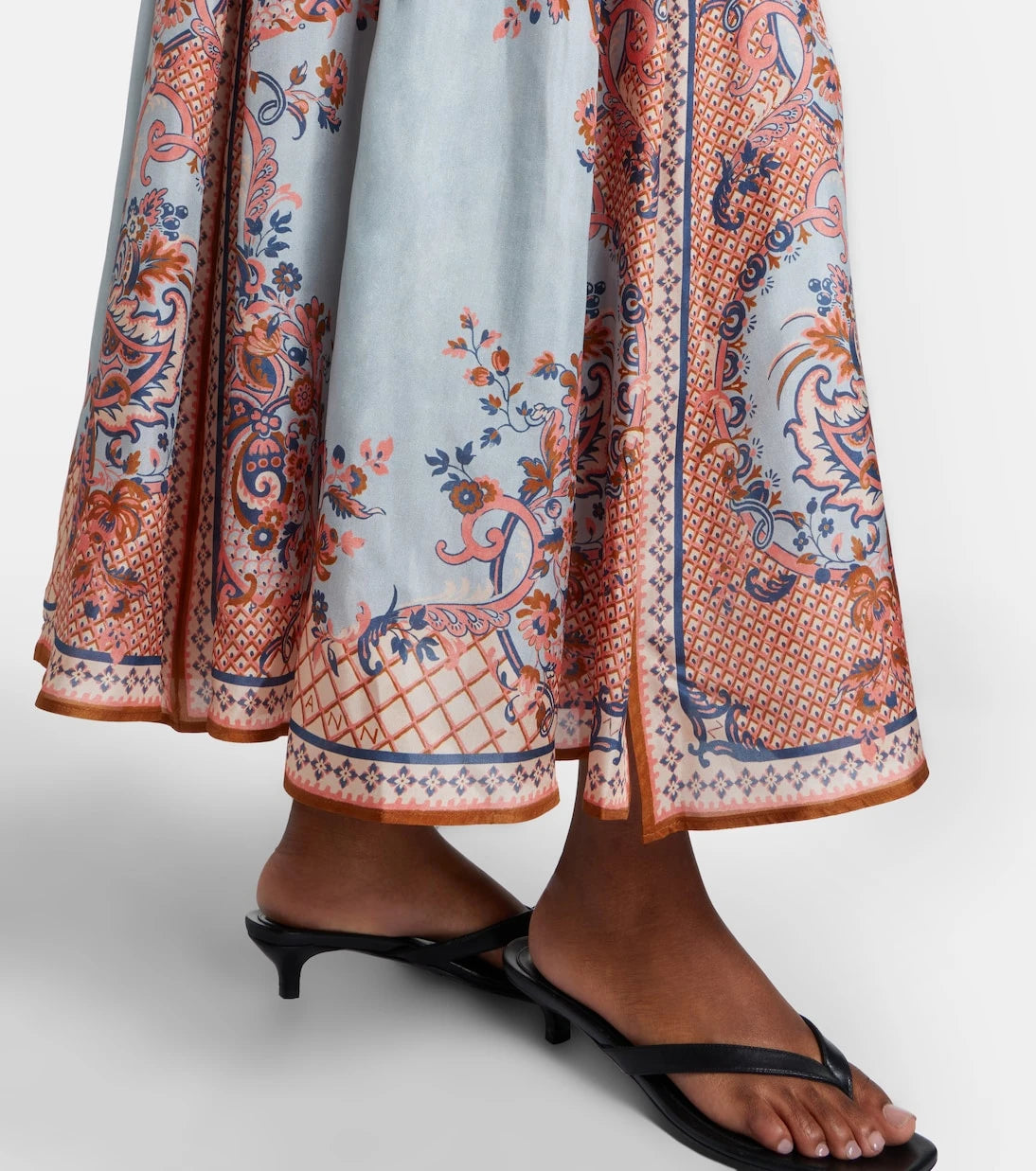 Zimmermann - Aster floral silk maxi skirt