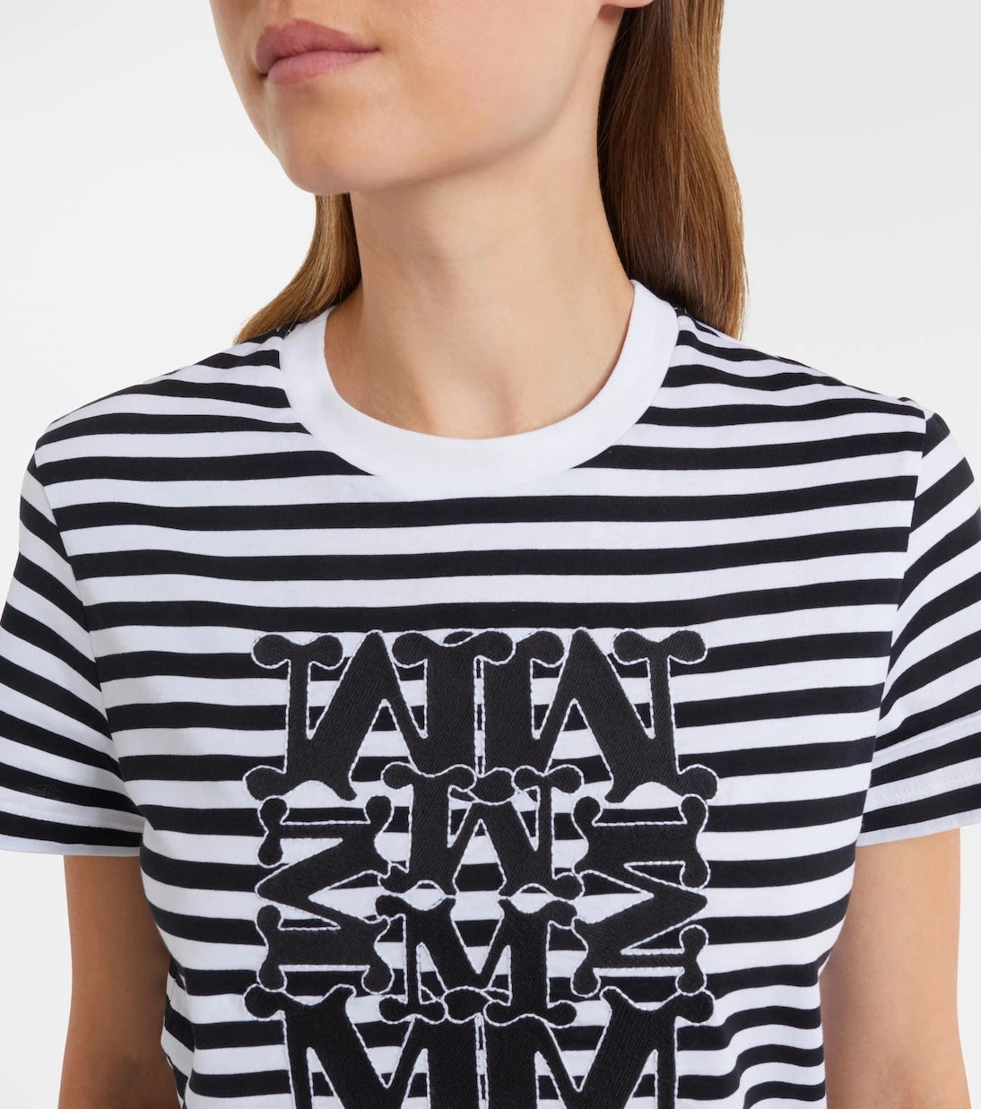 Max Mara - Ruta embroidered cotton T-shirt