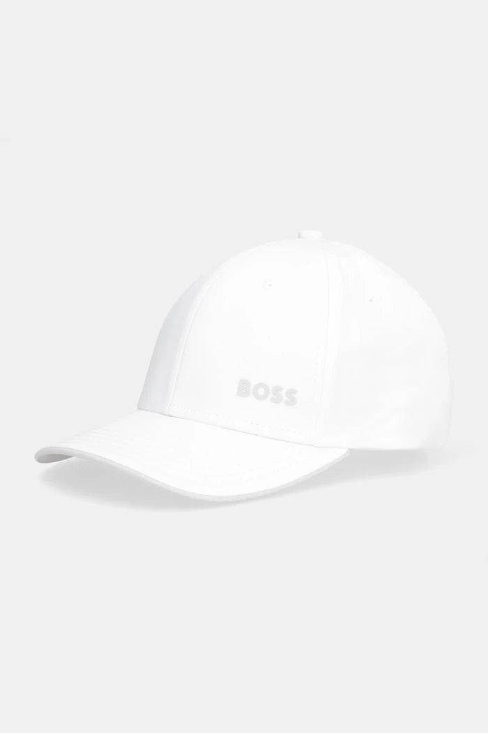 BOSS Green erkek pamuklu siperlikli şapka Cap-Bold
