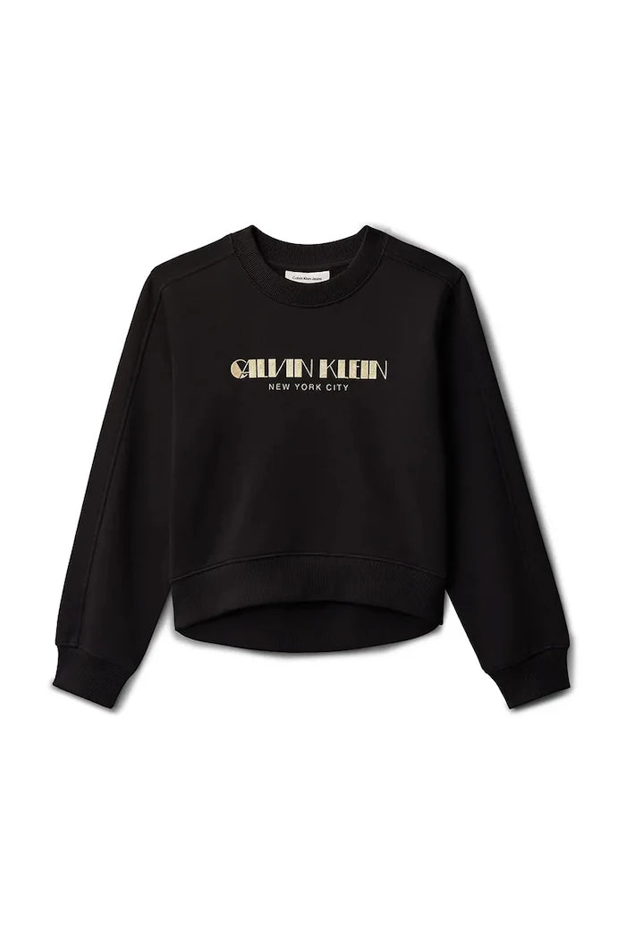 Детски памучен суичър Calvin Klein Jeans