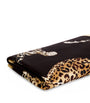 Dolce & Gabbana Casa Silk Leopard Quilted Throw (140cm x 180cm)