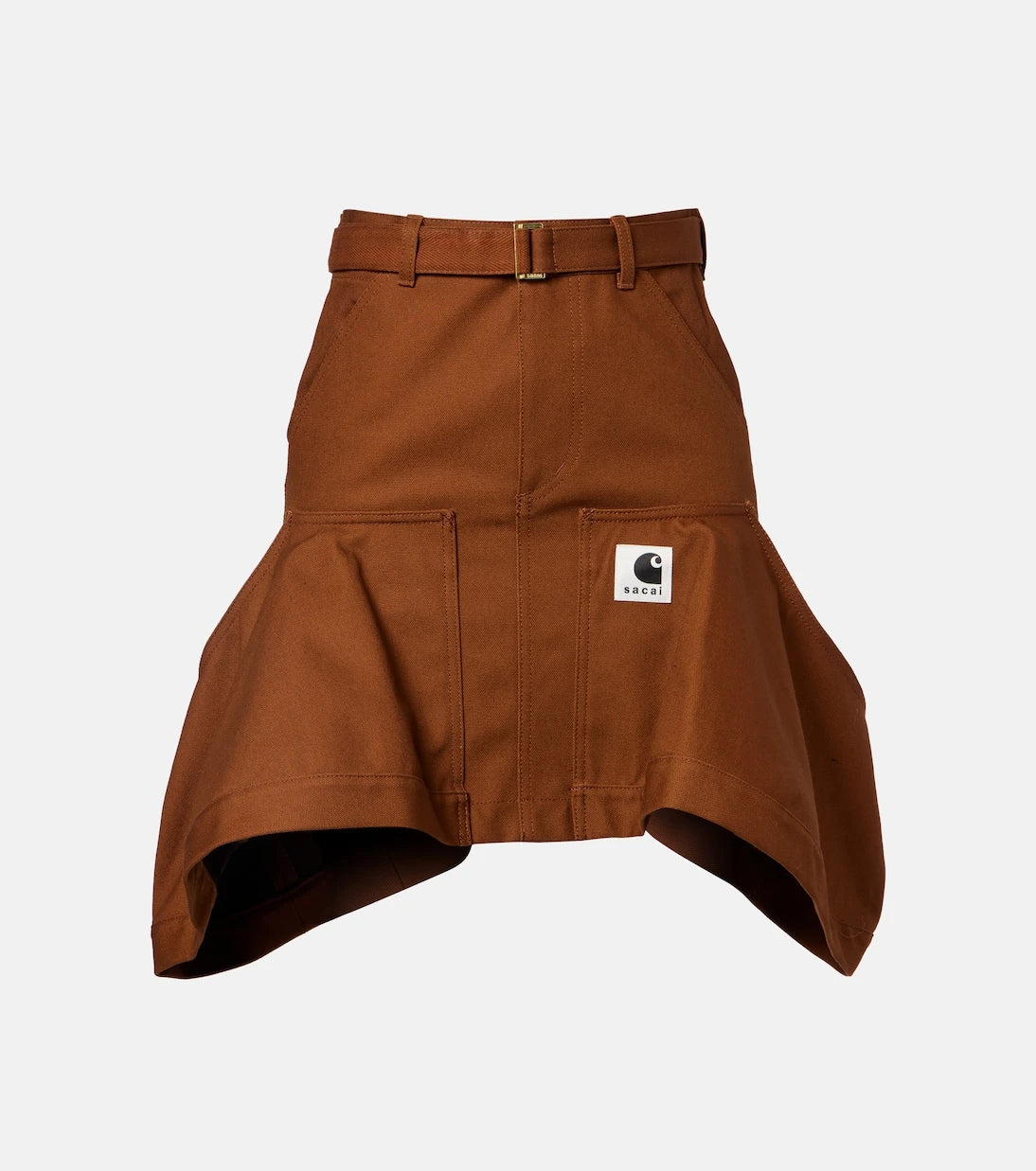 Sacai - x Carhartt cotton canvas miniskirt