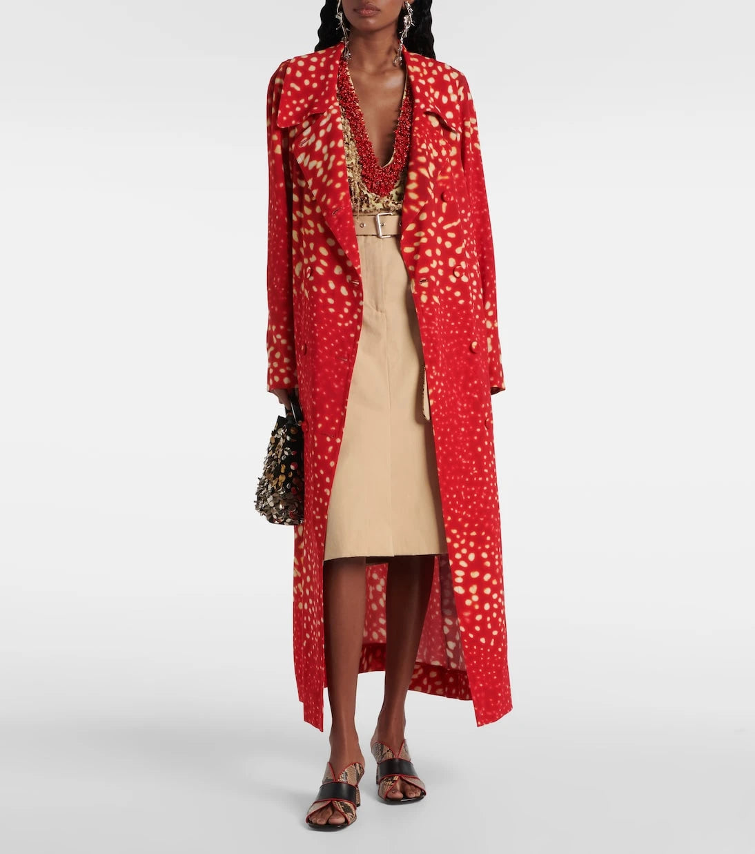 Dries Van Noten - Desenli palto