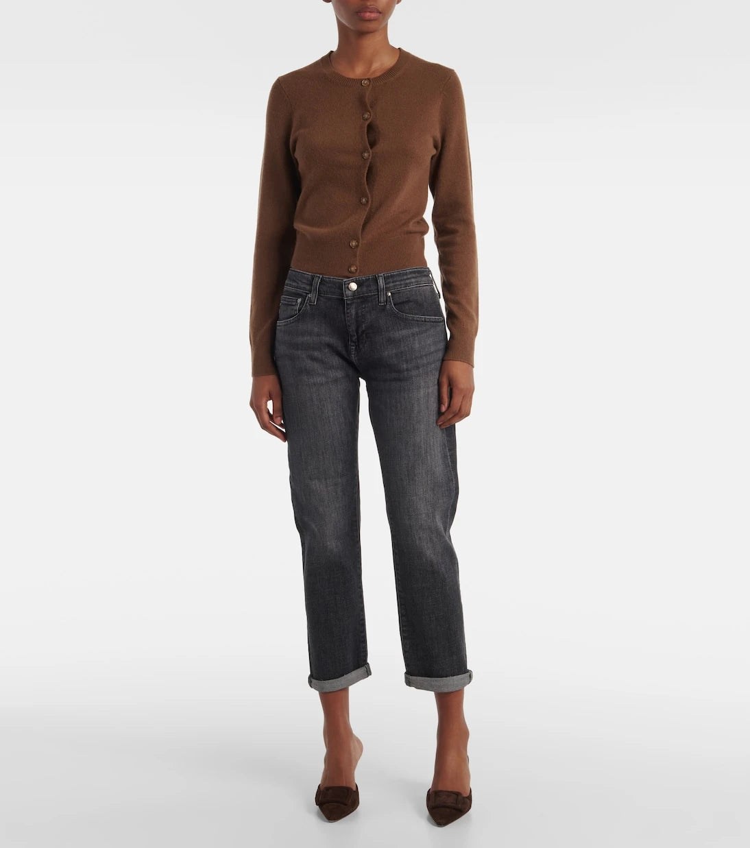 AG Jeans - Ex-Boyfriend mid-rise slim jeans
