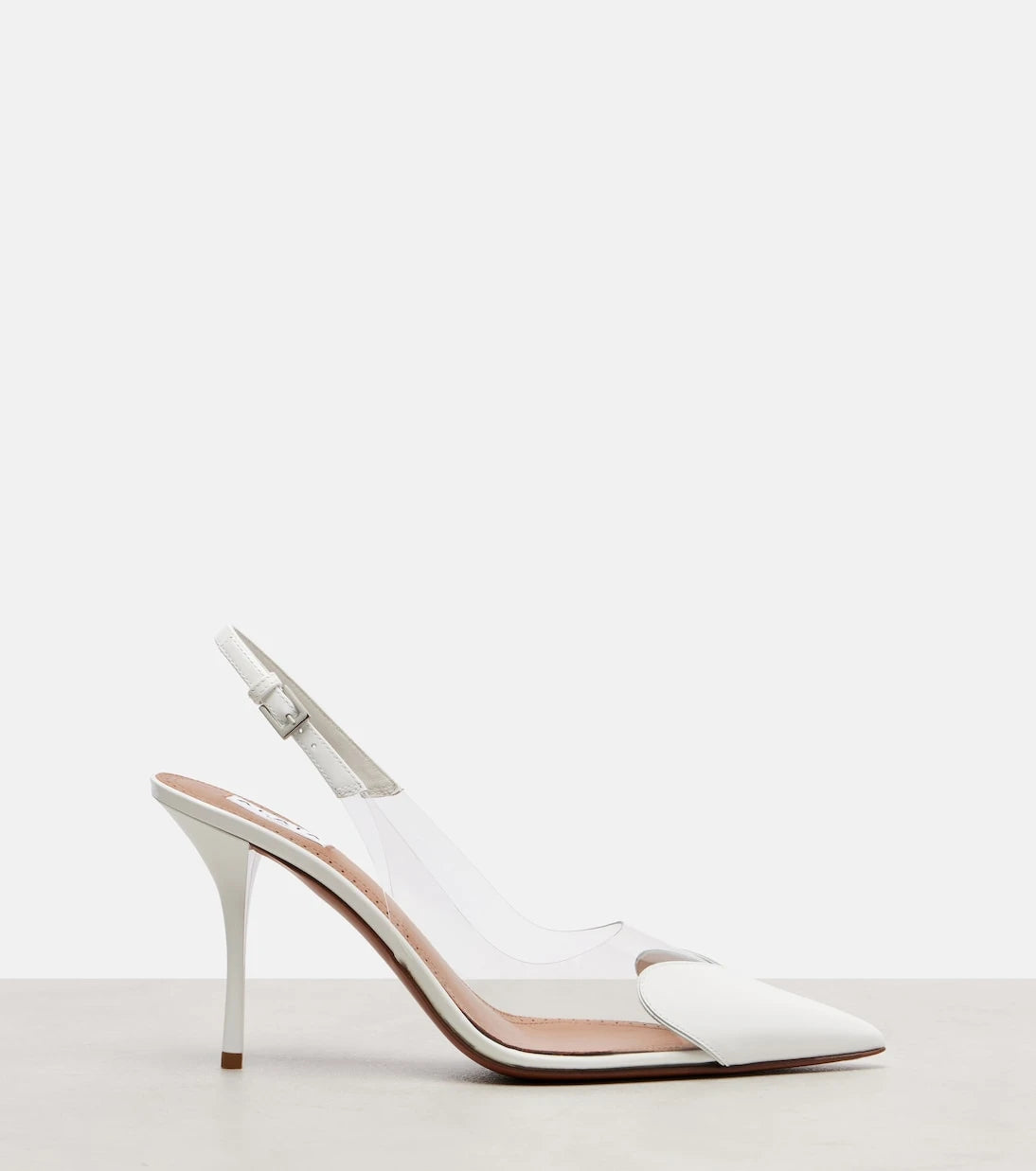 Alaïa - Le Cœur 90 patent leather slingback pumps