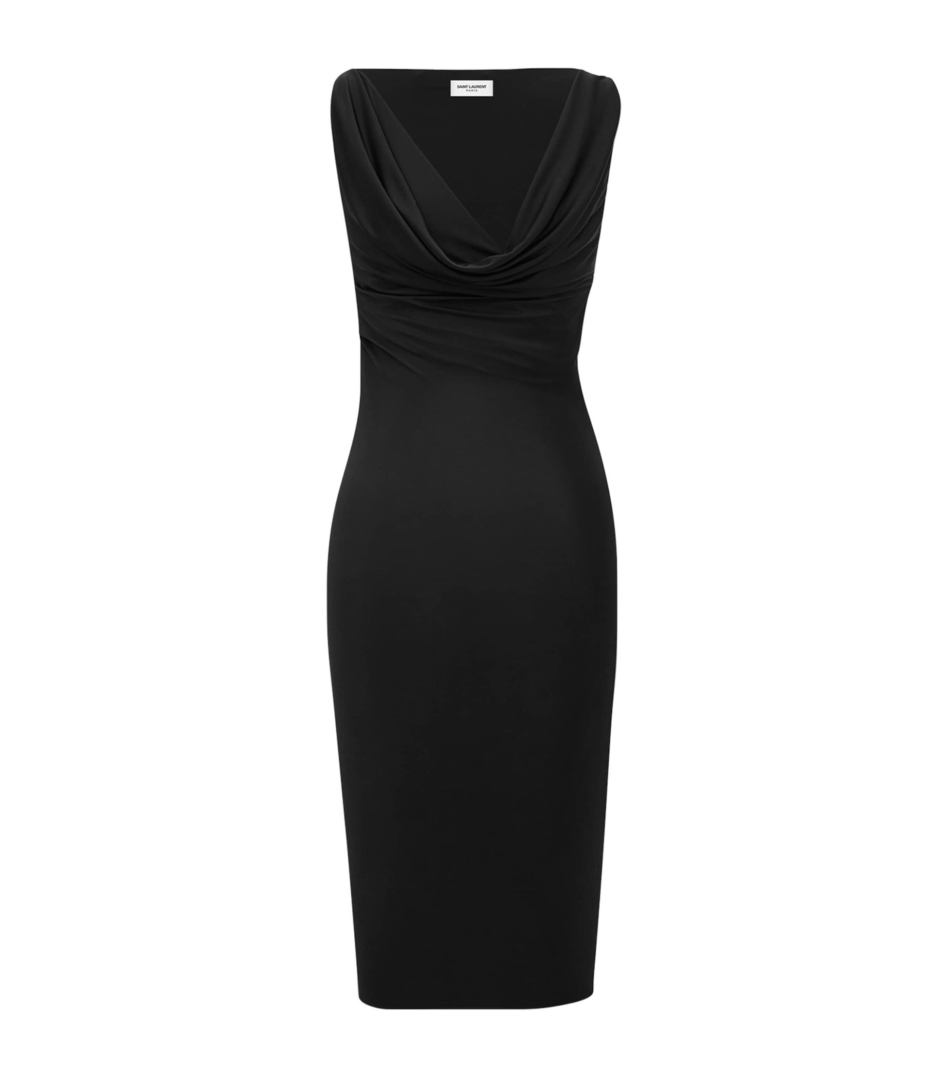 Saint Laurent Black Sleeveless Mini Dress