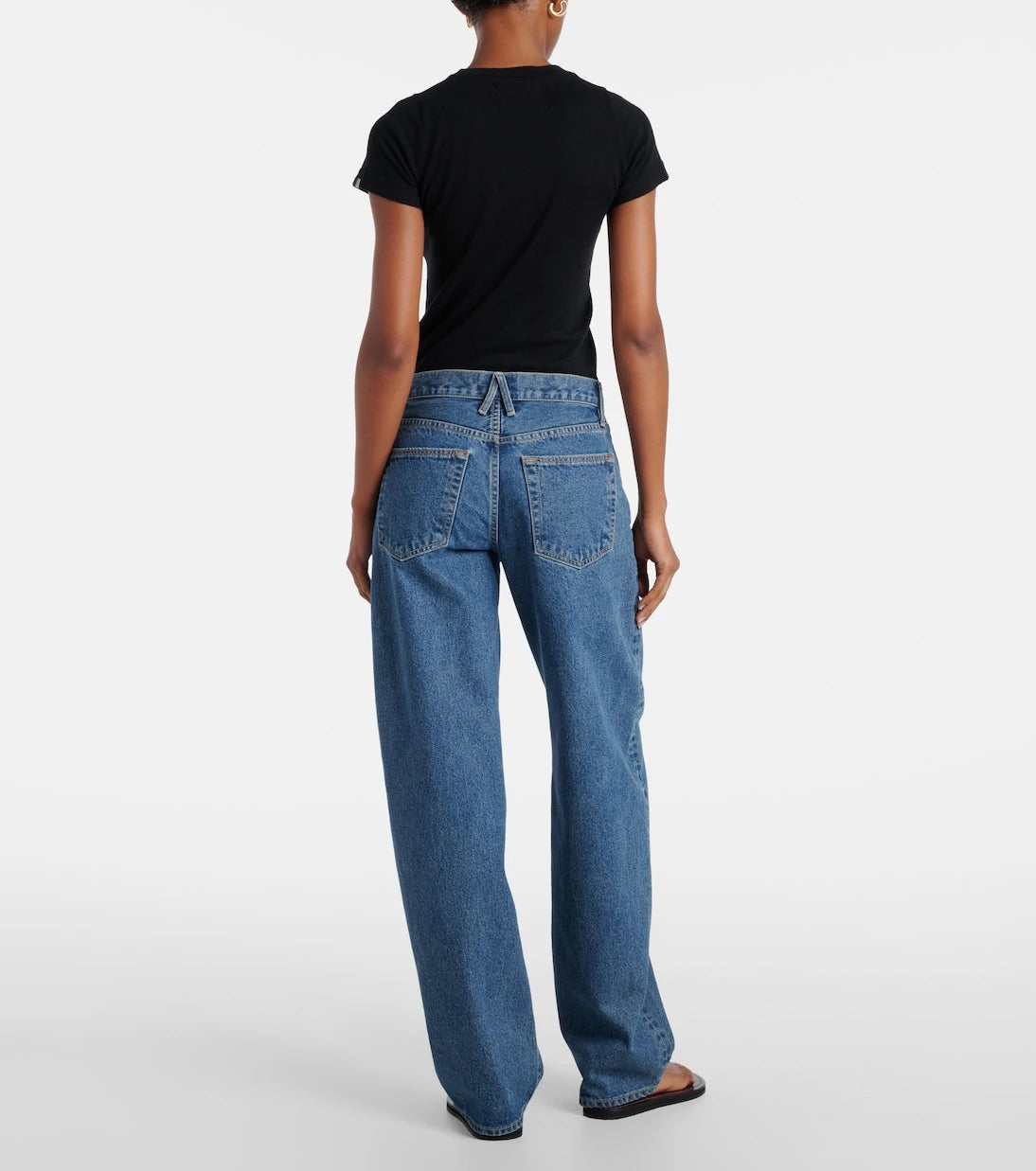 Slvrlake - Tess Long low-rise wide-leg jeans