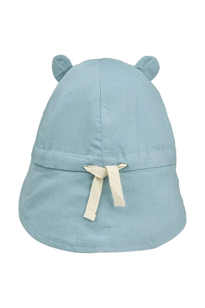 Kulaçlı Çocuk Pamuk Şapka Liewood Gorm Linen Sun Hat With Ears