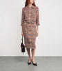 Multi Tweed Tai Midi Pencil Skirt