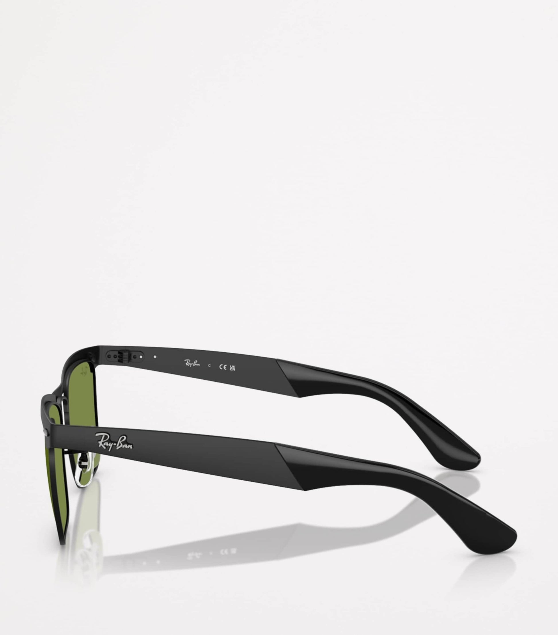 Ray-Ban Black RB3875 Wayfarer Deluxe Square Sunglasses