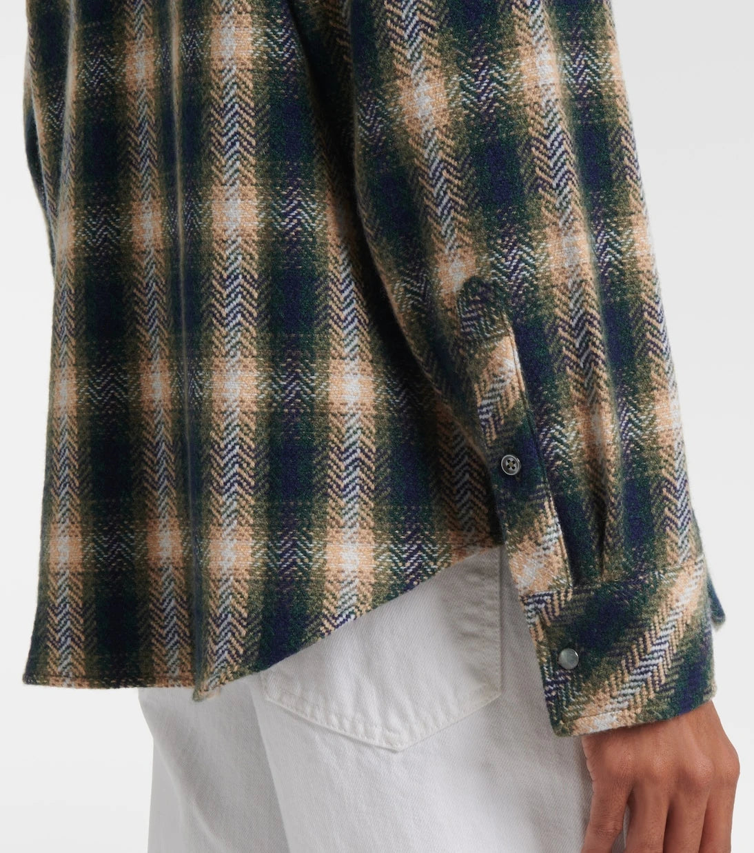 God's True Cashmere - Tartan cashmere shirt