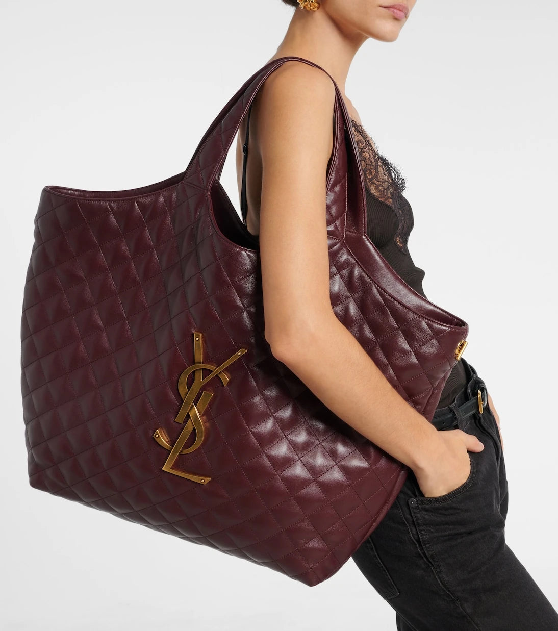 Saint Laurent - Icare Maxi leather shopper