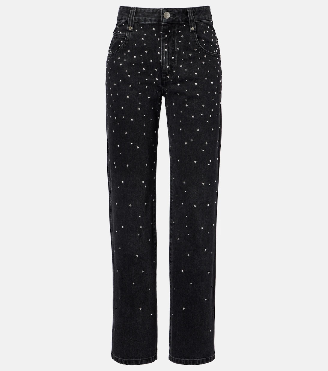 Marant Etoile - Embellished straight jeans