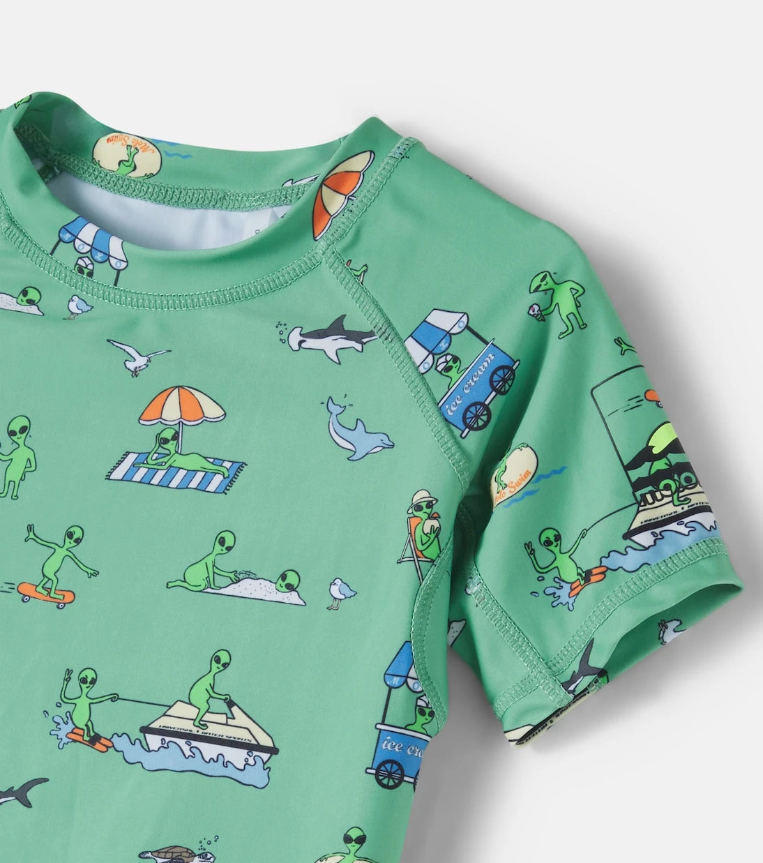 Molo - Neptune printed rashguard top