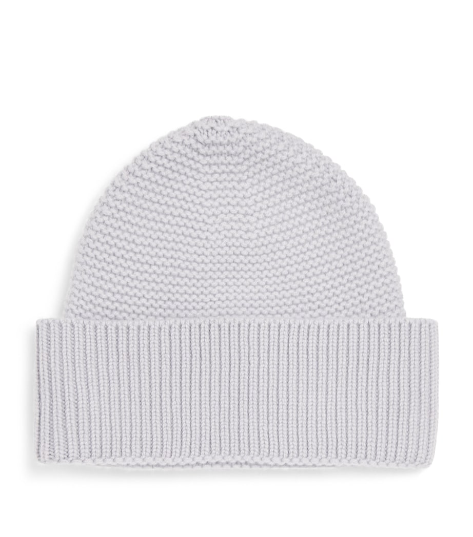 Blue Kid Cashmere Beanie