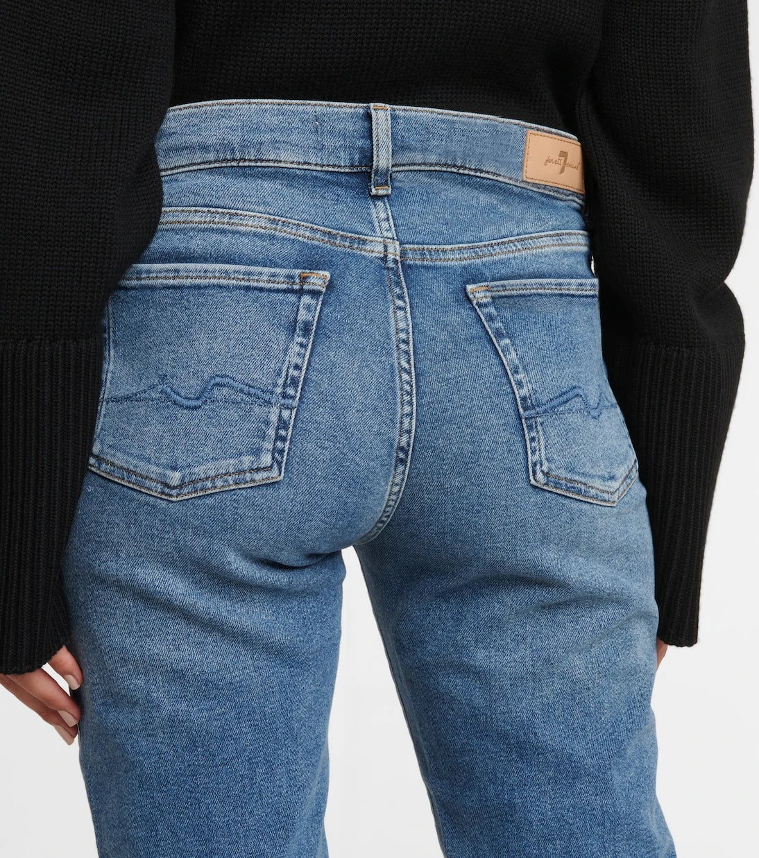 7 For All Mankind - Josefina mid-rise slim jeans
