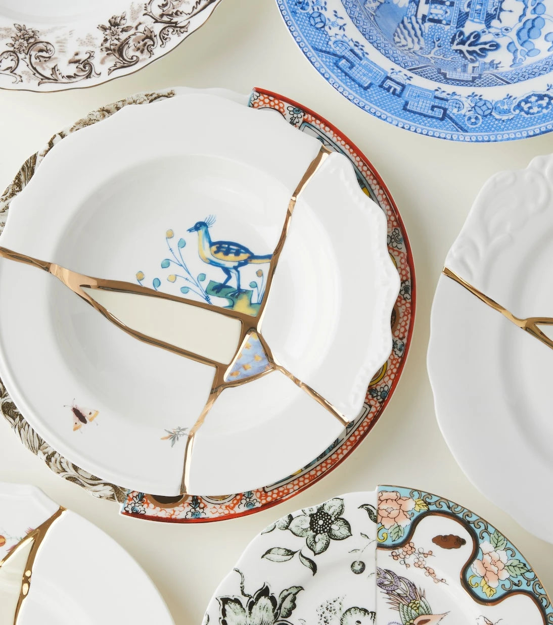 Seletti - Kintsugi soup plate by Marcantonio Raimondi Malerba
