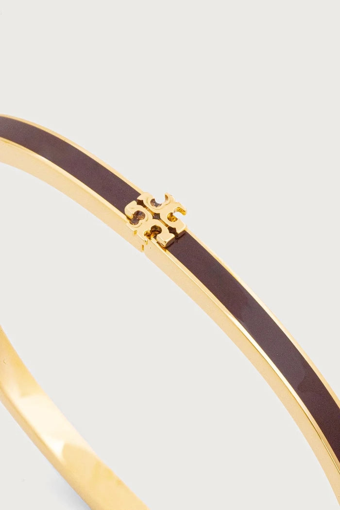Tory Burch Kadın Pirinç ve Emaye Bilezik Thin Icon