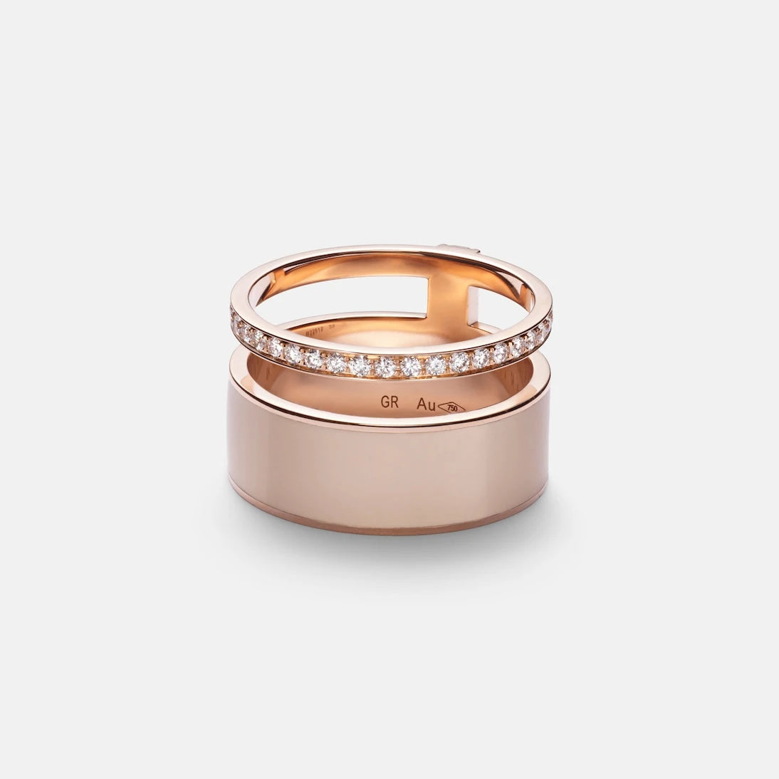 Repossi - Berbere Module 18kt rose gold ring with diamonds