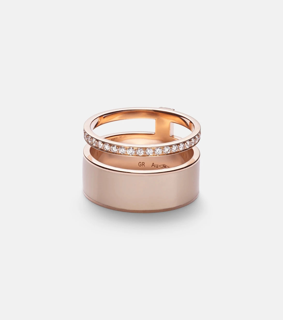 Repossi - Berbere Module 18kt rose gold ring with diamonds