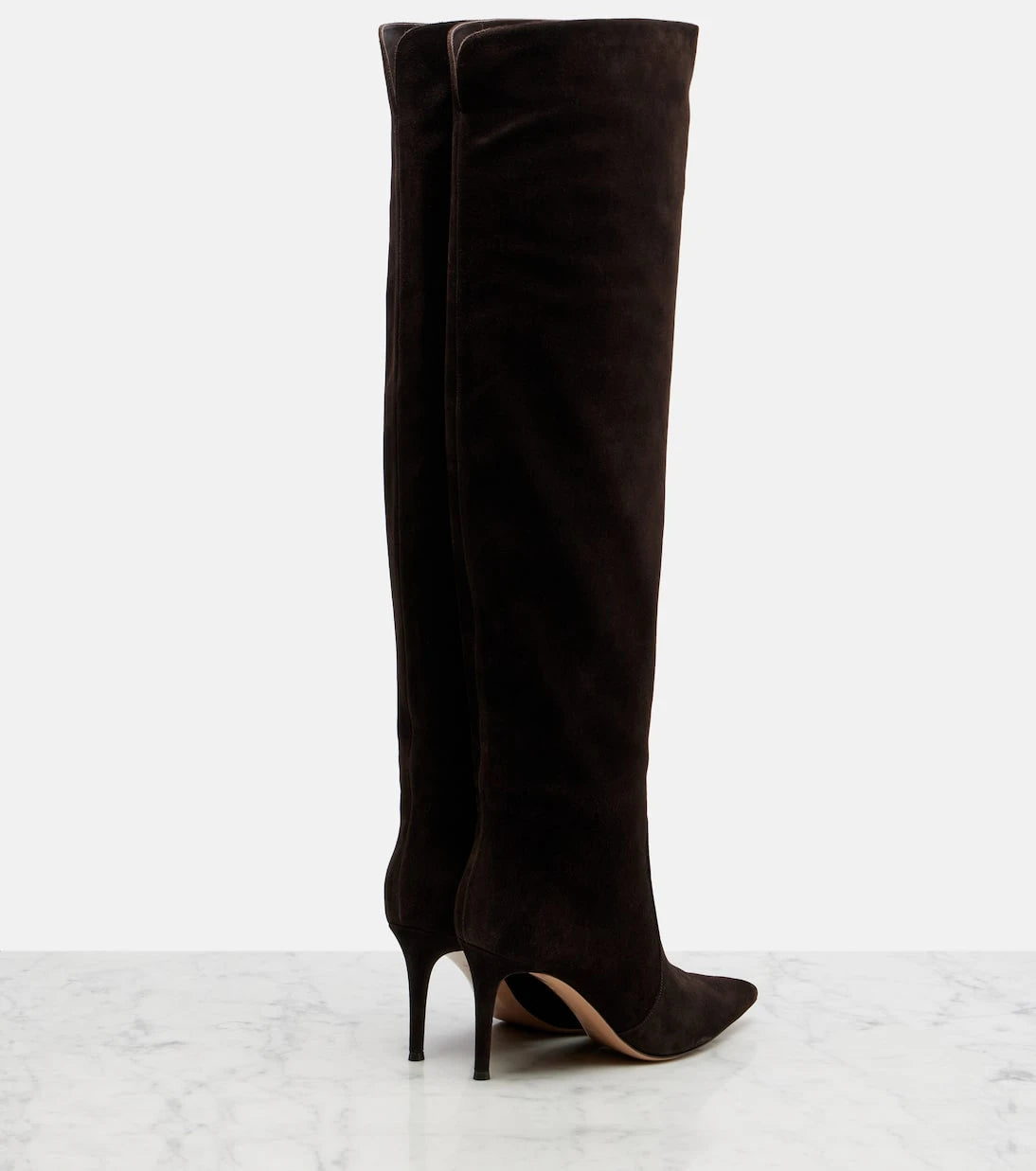 Gianvito Rossi - Hansen suede knee-high boots
