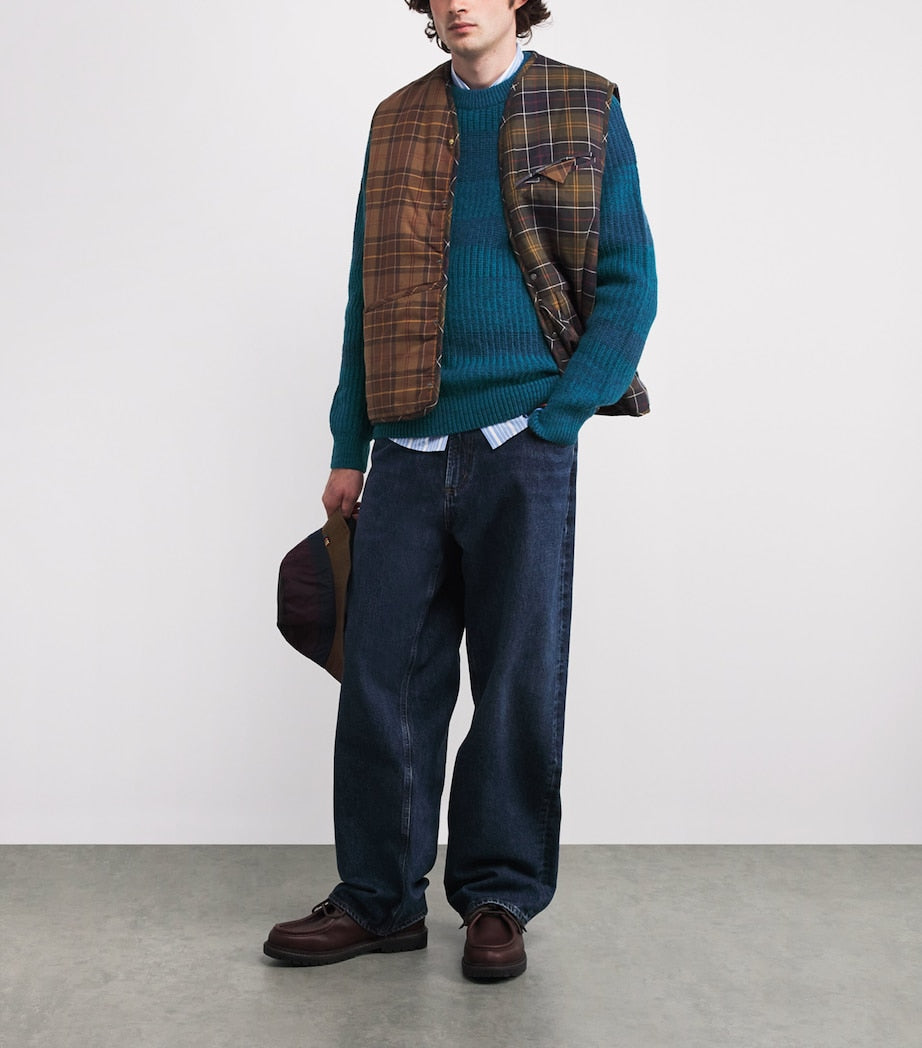 Barbour x Paul Smith Wool Saddle Sweater