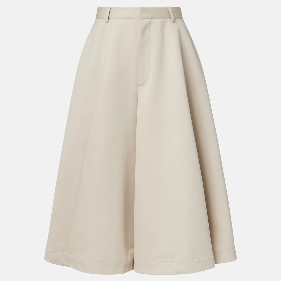 Bottega Veneta - Cotton and silk twill culottes