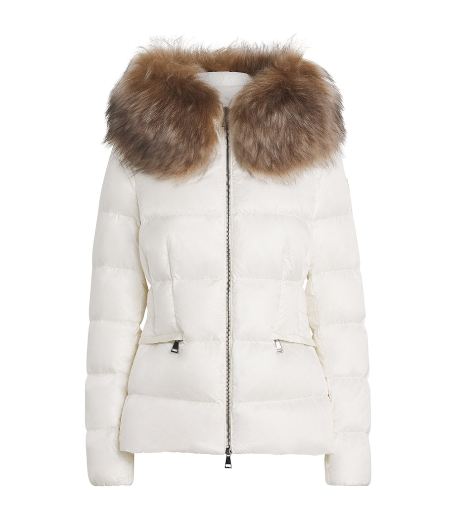 Moncler Shearling-Trim Boed Puffer Jacket