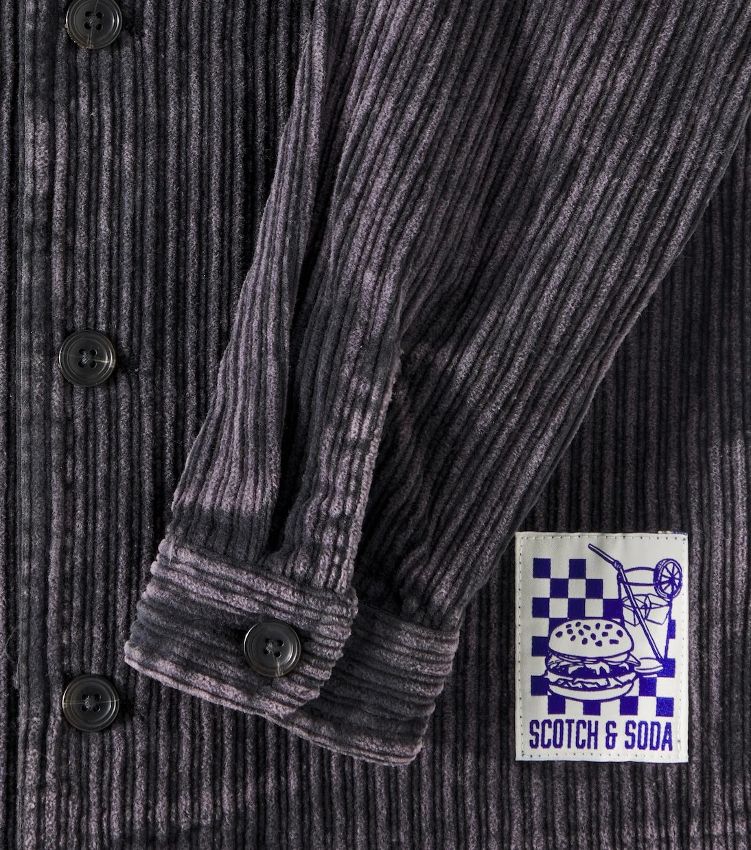 Scotch & Soda Kids - Cotton corduroy overshirt