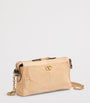 Valentino Garavani Beige Small Lambskin Panthea Shoulder Bag
