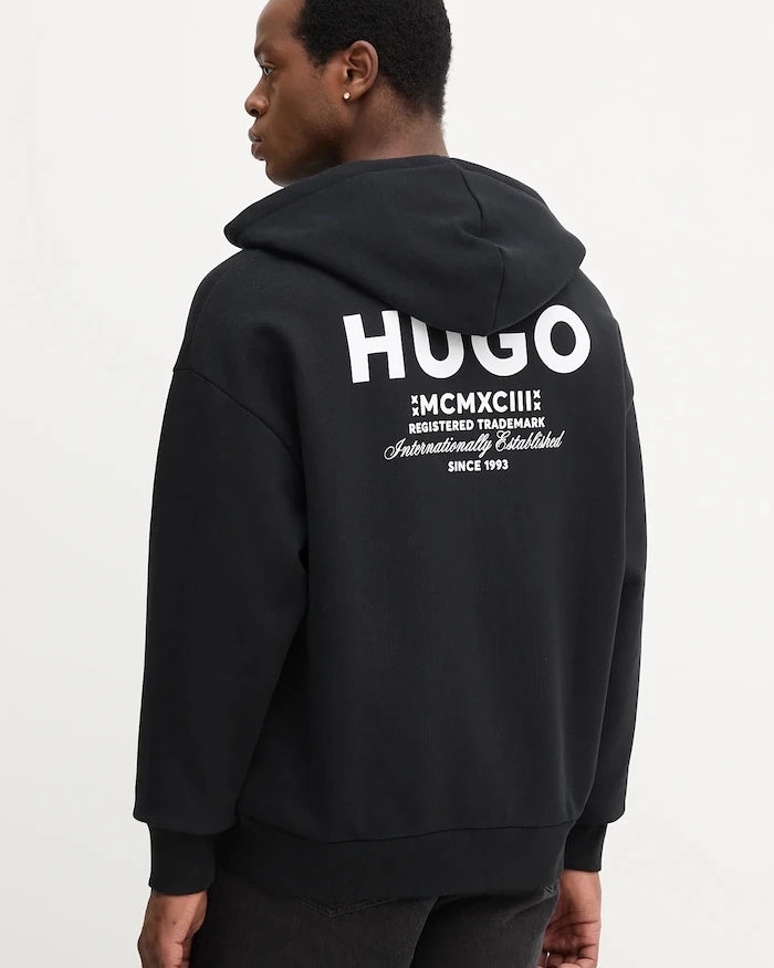 Pamuklu sweatshirt Hugo Blue Nardimez