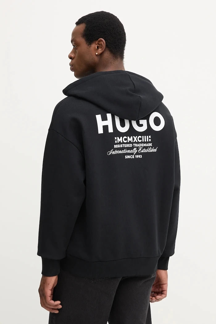 Pamuklu sweatshirt Hugo Blue Nardimez