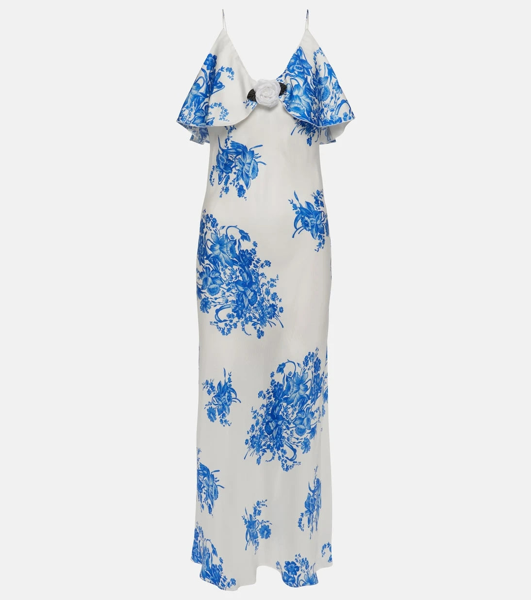 Rodarte - Floral silk slip dress