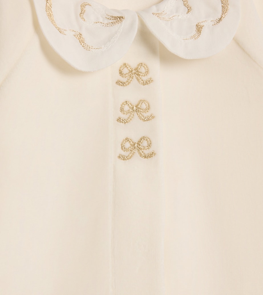 Cotton-Blend Embroidered All-In-One (Newborn-24 Months)