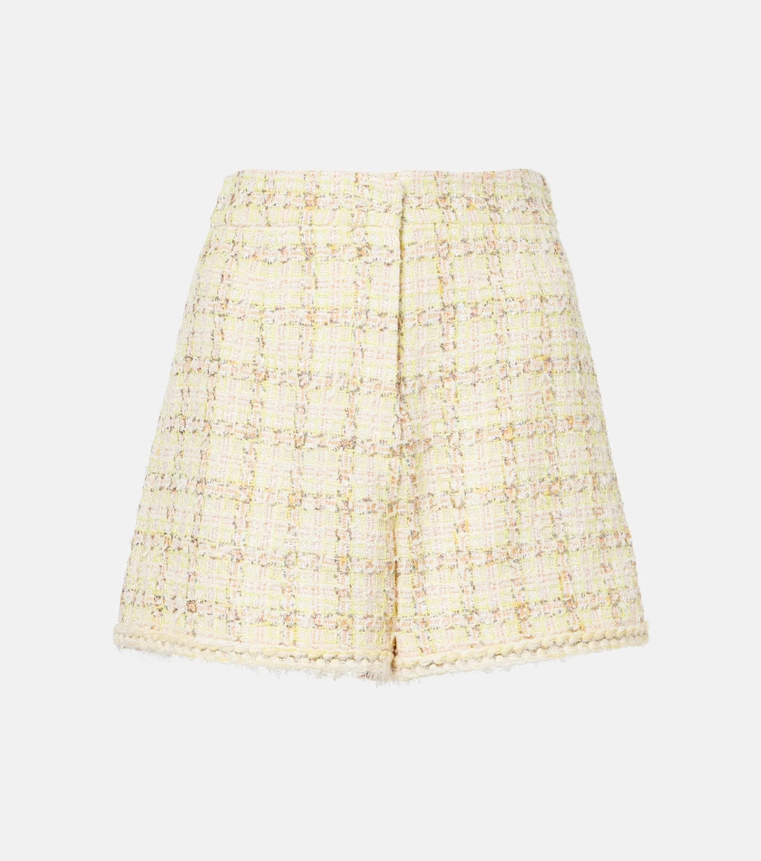 Giambattista Valli - Checked cotton-blend shorts
