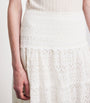 Ivory Cotton Ripeka Maxi Skirt